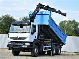 Renault KERAX 370 DXI* HIAB 122B-3 HIDUO/FUNK * 6x4