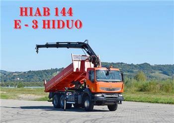 Renault KERAX 430 * HIAB 144 E-3 HIDUO+ FUNK * 6x4 * TOP