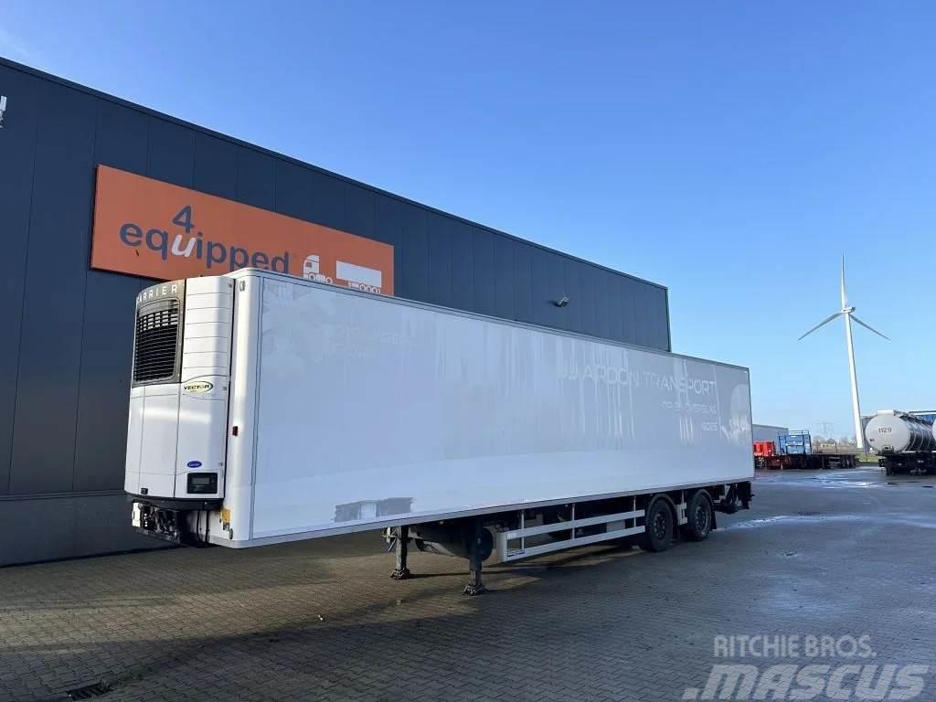 Chereau Carrier Vector 1550 CITY, tail-lift, steering-axle Temperature controlled semi-trailers