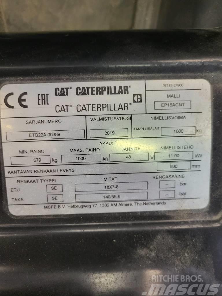 CAT EP16 ACNT " Lappeenrannassa" Elektrische heftrucks