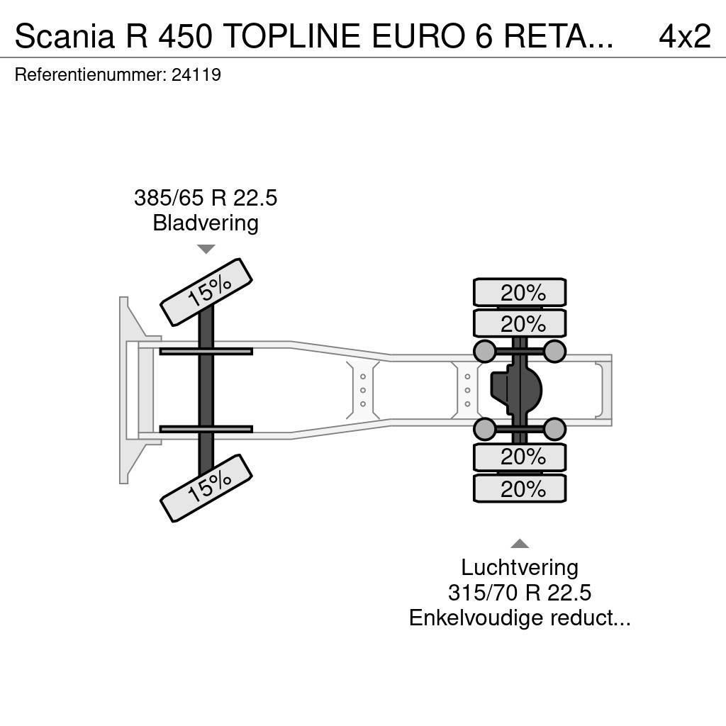 Scania R 450 TOPLINE EURO 6 RETARDER Tractor Units