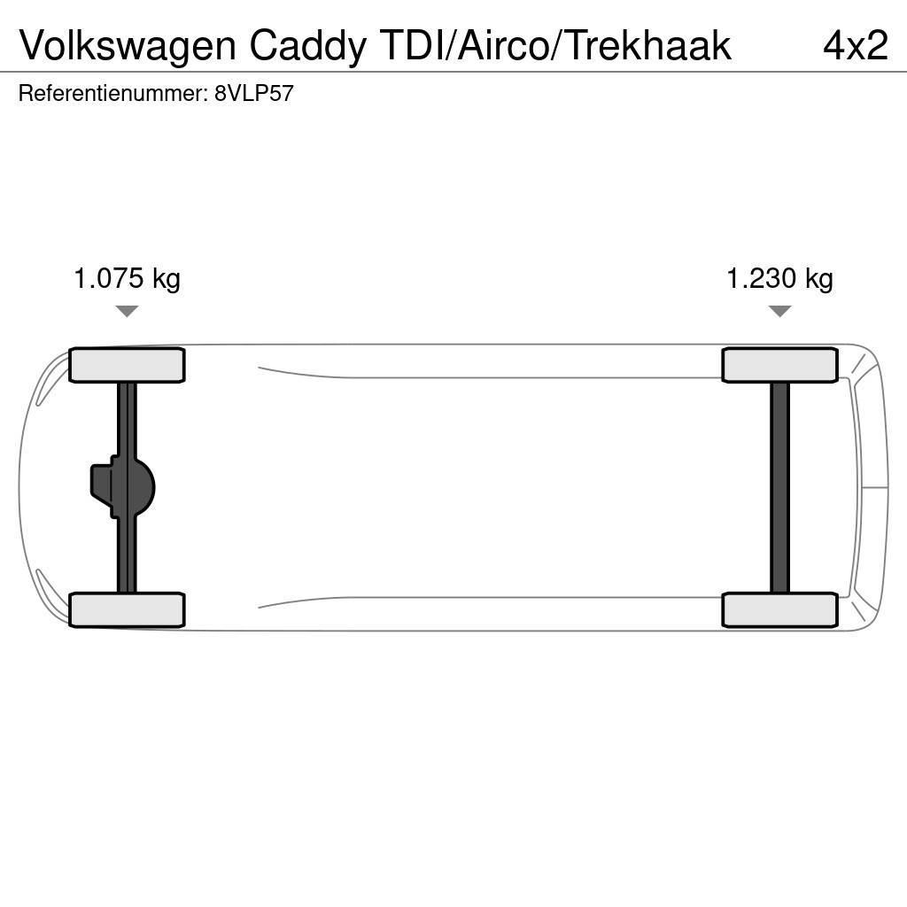 Volkswagen Caddy TDI/Airco/Trekhaak Gesloten opbouw