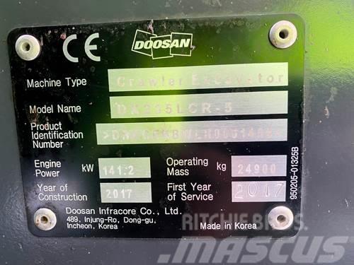 Doosan DX235LCR-5 Rupsgraafmachines