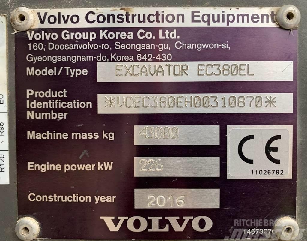 Volvo EC 380 EL Rupsgraafmachines