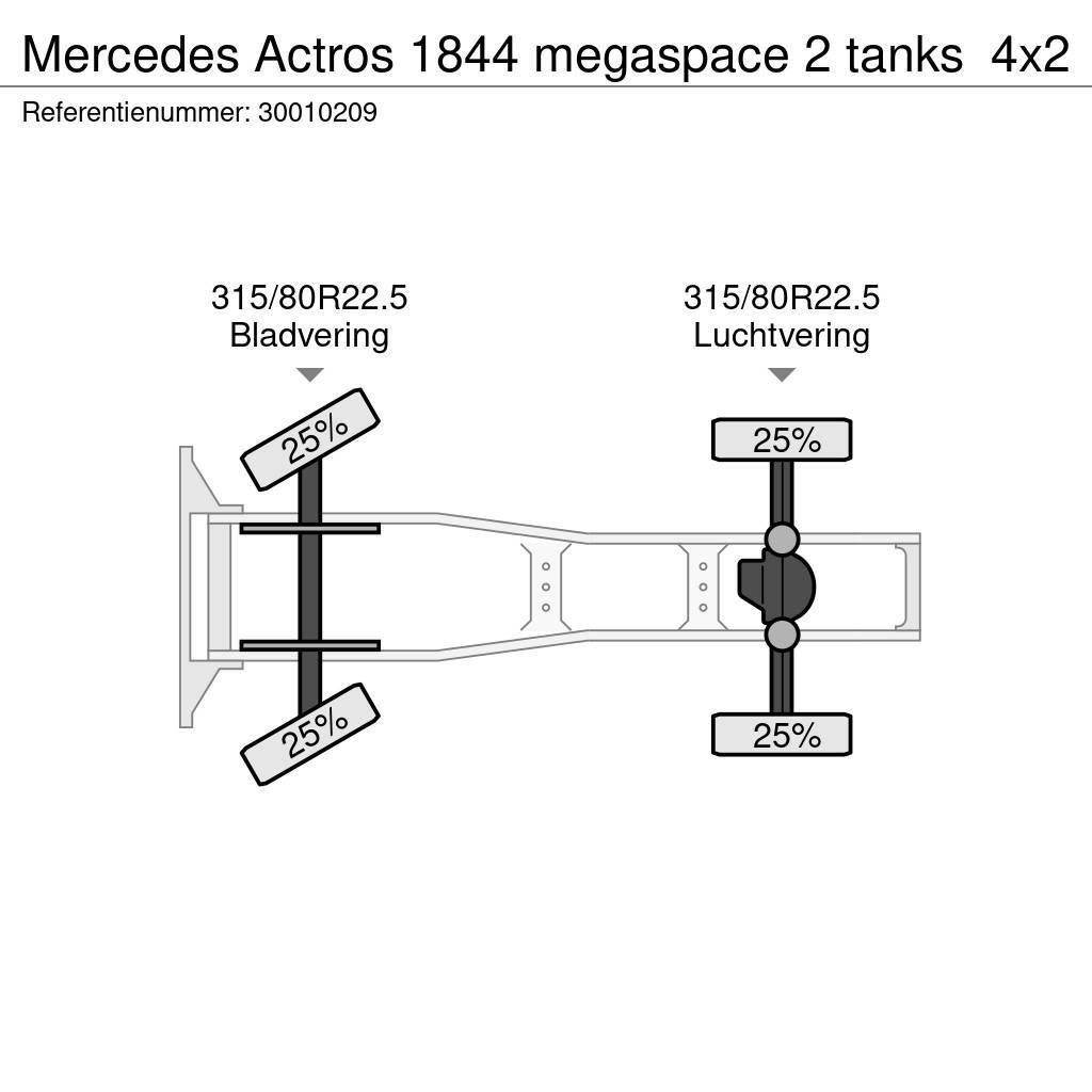 Mercedes-Benz Actros 1844 megaspace 2 tanks Trekkers