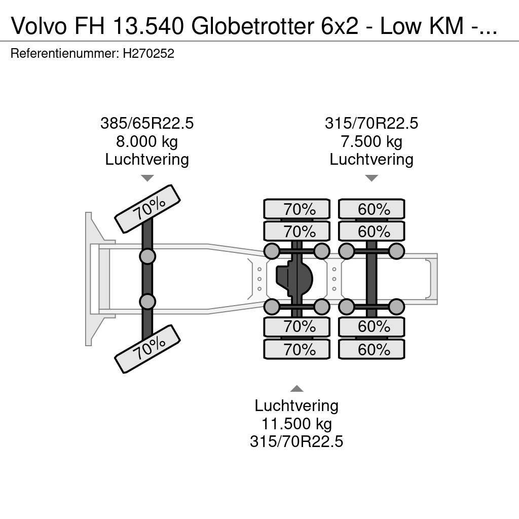 Volvo FH 13.540 Globetrotter 6x2 - Low KM - Retarder - L Trekkers