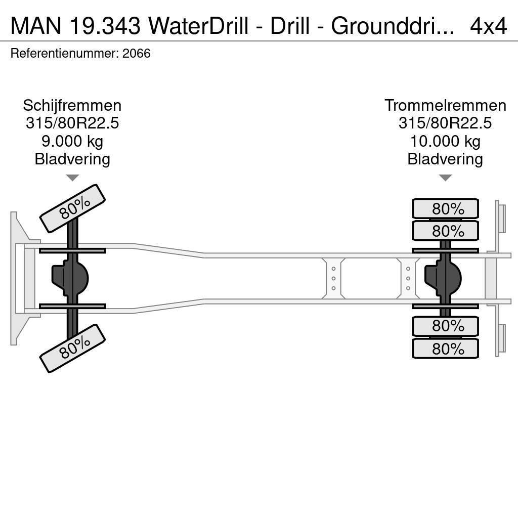 MAN 19.343 WaterDrill - Drill - Grounddrill - Boor Kranen voor alle terreinen
