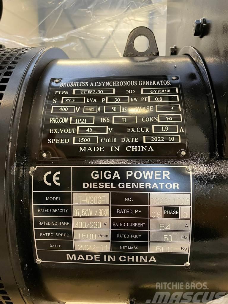  Giga power LT-W30GF  37.5KVA open set Overige generatoren