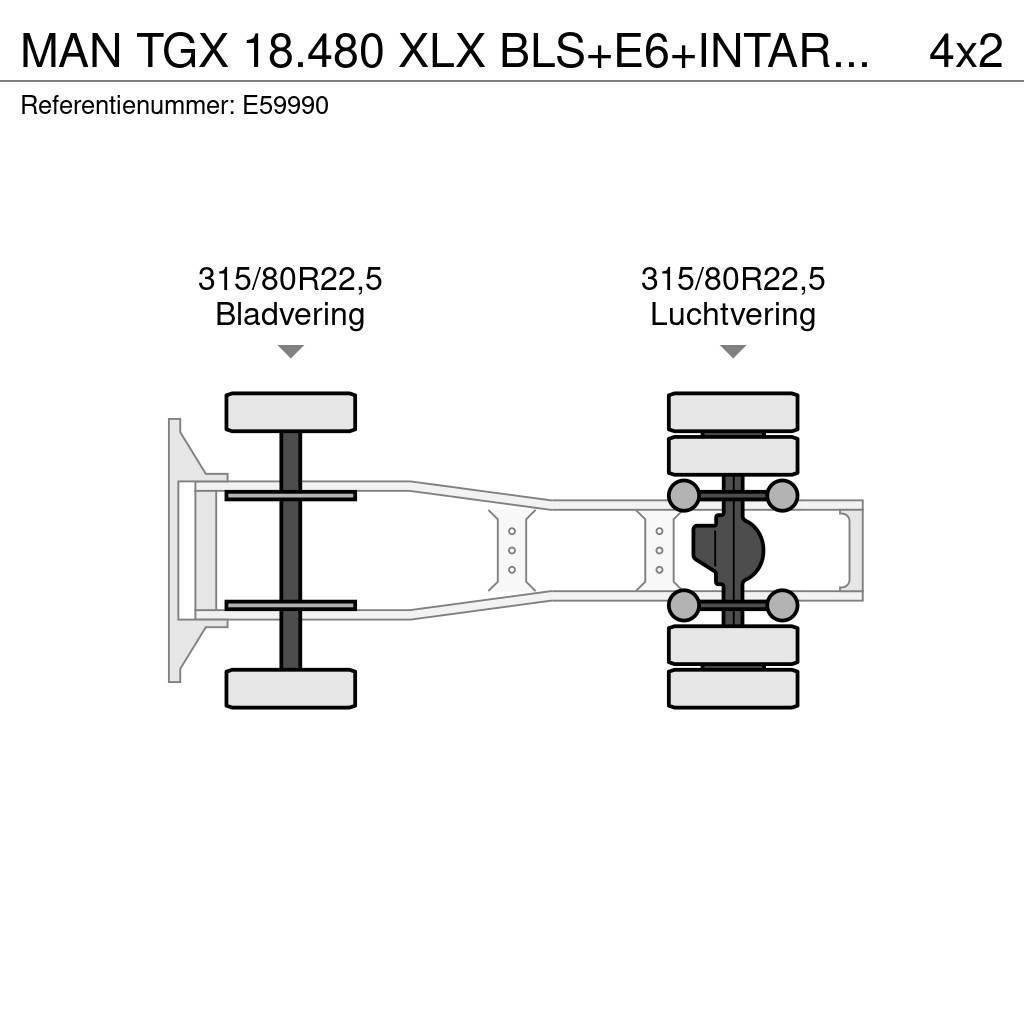 MAN TGX 18.480 XLX BLS+E6+INTARDER Trekkers