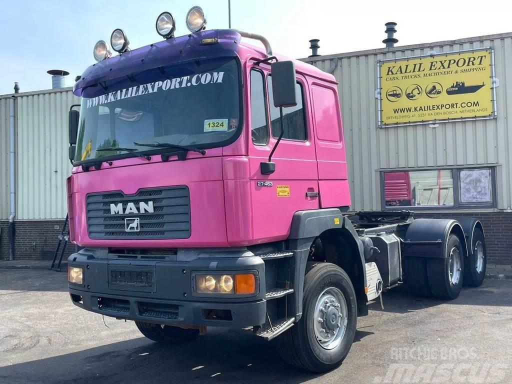 MAN 27.464 Chassis Cab Tractor 6x6 Full Spring Suspens Chassis met cabine