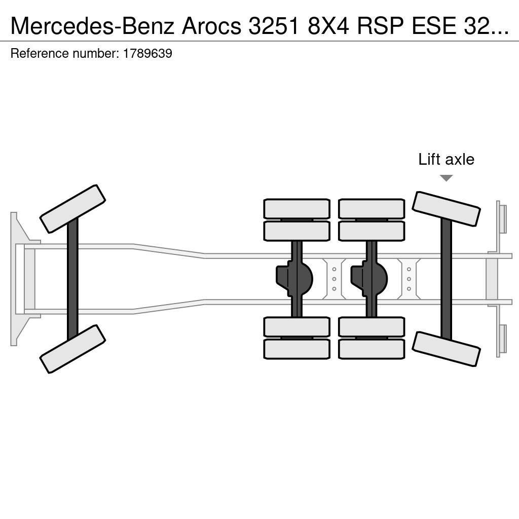 Mercedes-Benz Arocs 3251 8X4 RSP ESE 32/10-DV-K SAUGBAGGER/SUCTI Kolkenzuigers