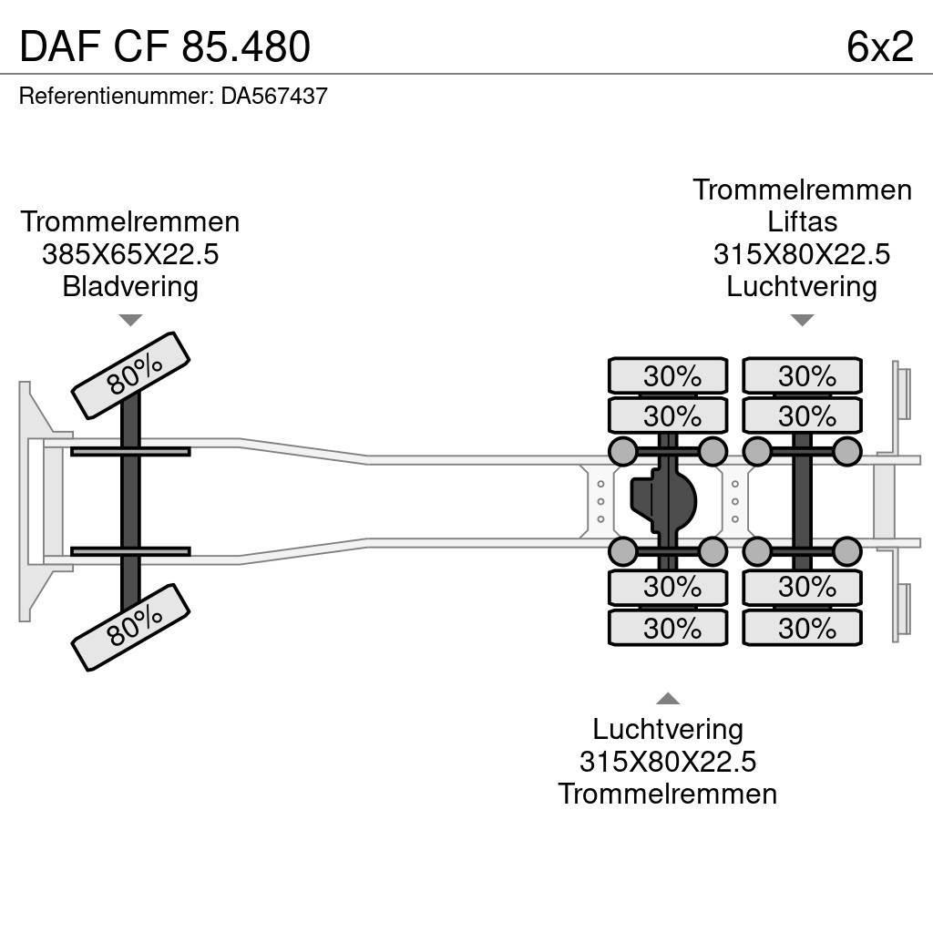 DAF CF 85.480 Vrachtwagen met containersysteem