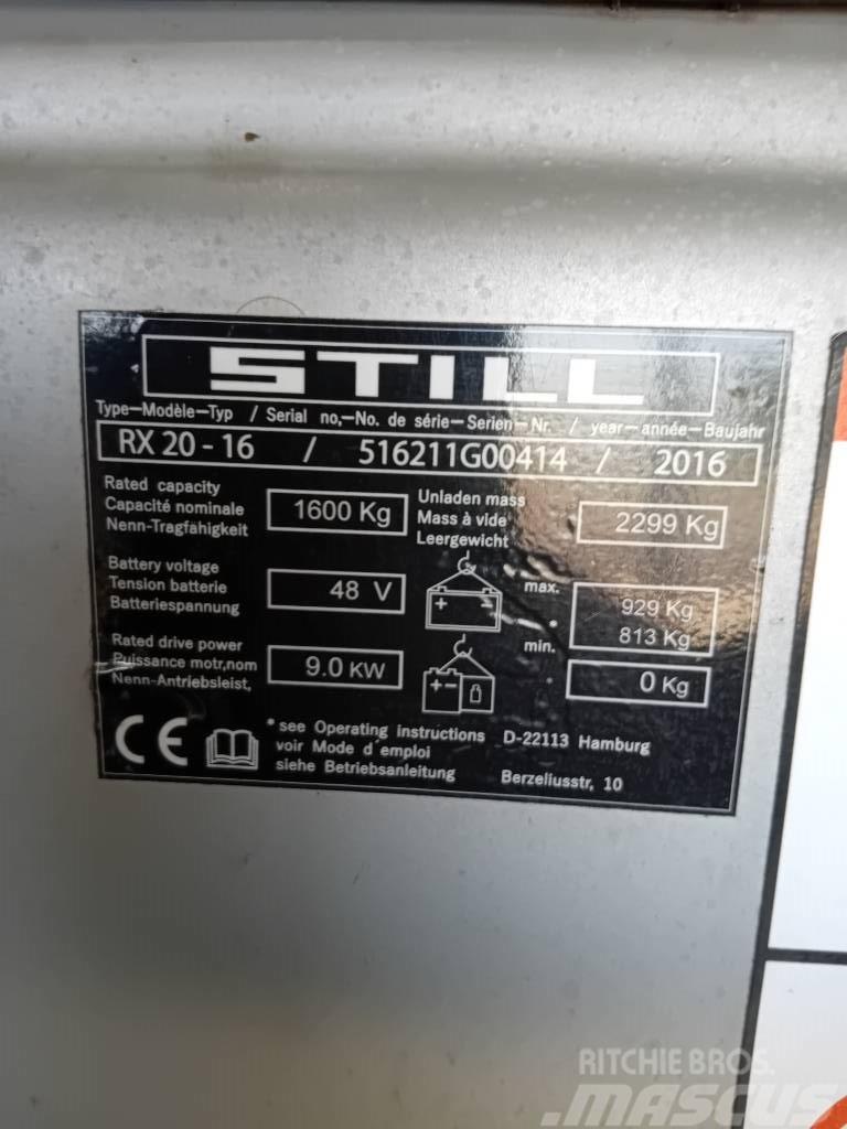 Still RX20-16 Elektrische heftrucks