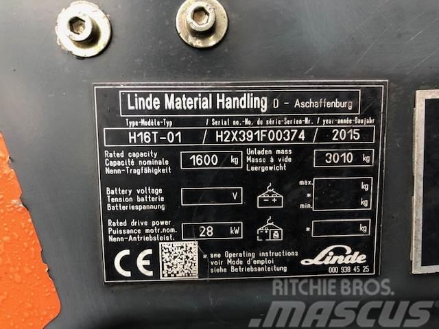 Linde H16T-01 LPG heftrucks