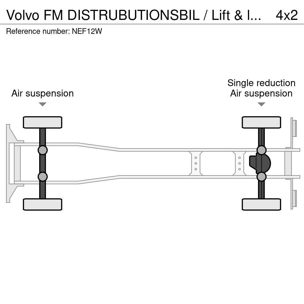 Volvo FM DISTRUBUTIONSBIL / Lift & lucka. Bakwagens met gesloten opbouw
