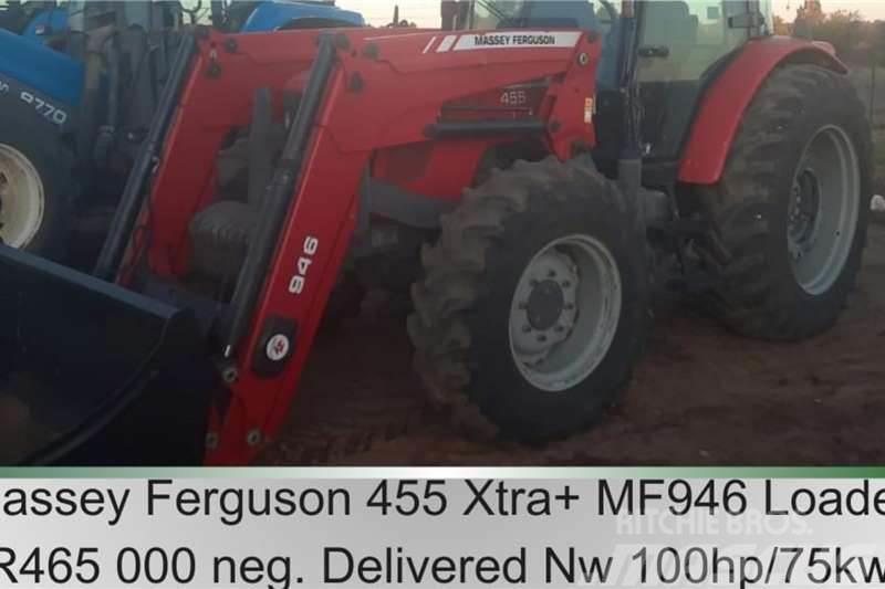 Massey Ferguson 455 Xtra + MF 946 loader - 100hp / 75kw Tractoren