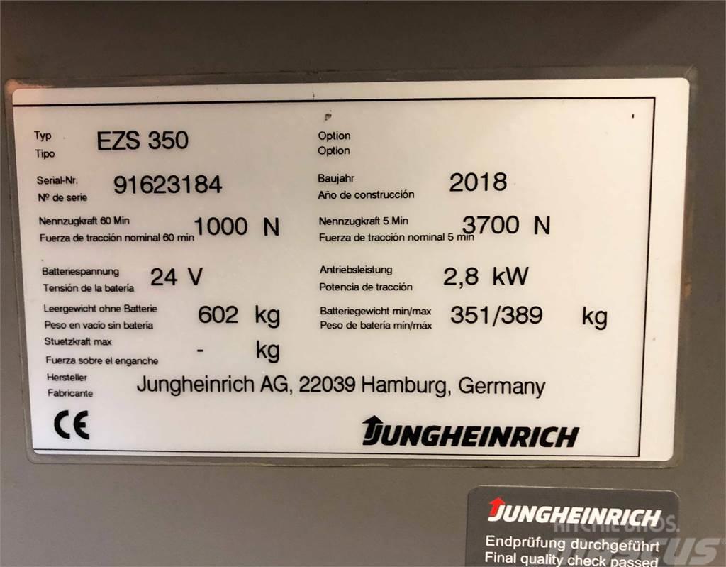 Jungheinrich EZS 350 - BJ. 2018 - NUR 1.606 STD. Minigraafmachines < 7t