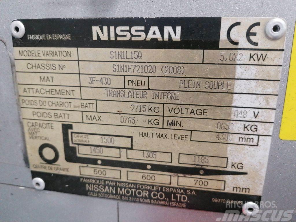 Nissan S1N1L15Q Electric forklift trucks