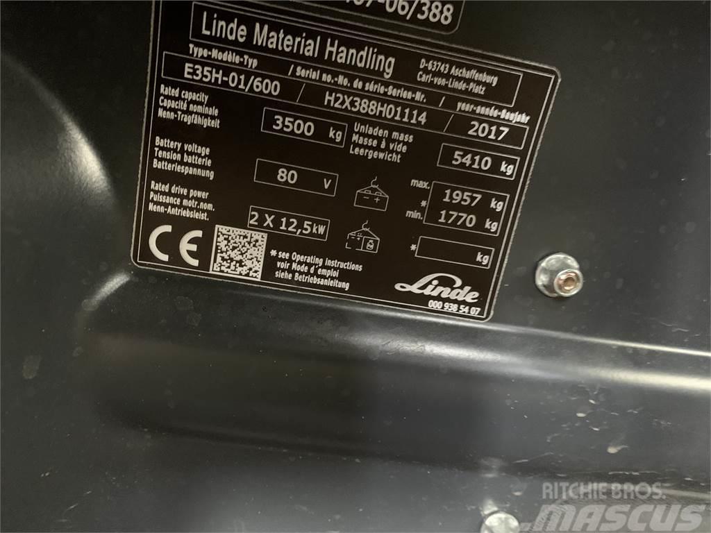 Linde E35/600H Elektrische heftrucks