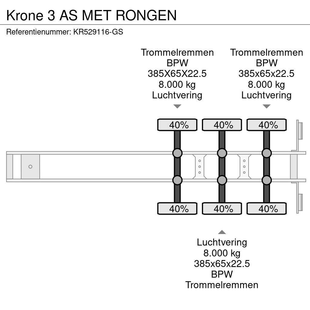 Krone 3 AS MET RONGEN Schuifzeilen