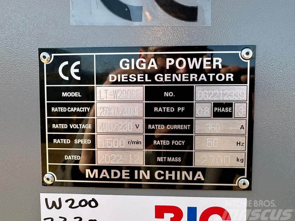  Giga power 250 kVA LT-W200GF silent generator set Overige generatoren