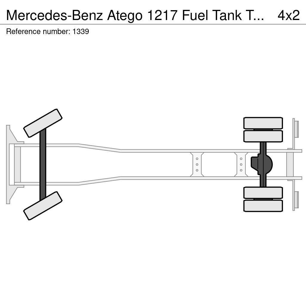 Mercedes-Benz Atego 1217 Fuel Tank Truck 9.000 Liters Manuel Gea Tankwagen