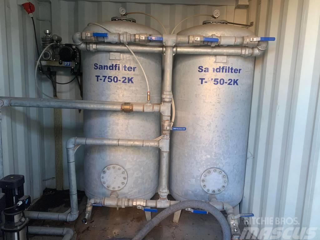  Mobil water treatment plant container 5 foot Mobil Afvalverwerkingsinstallaties