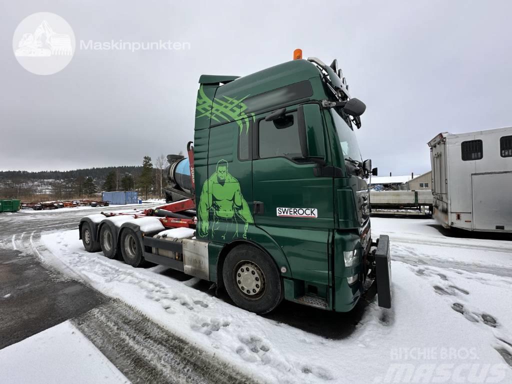 MAN TGX 35.480 Vrachtwagen met containersysteem