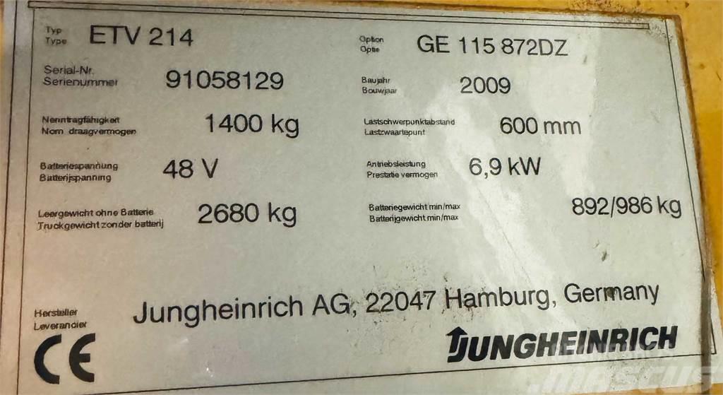 Jungheinrich ETV 214 - 8.720MM HUBHÖHE - 3.196 STD. -NEUWERTIG Mini excavators < 7t (Mini diggers)
