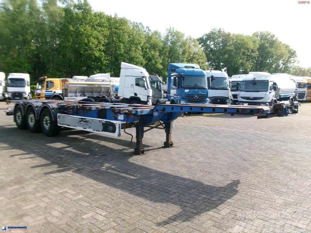 Krone 3-axle container trailer 20-30-40-45 ft SDC27 Containerchassis
