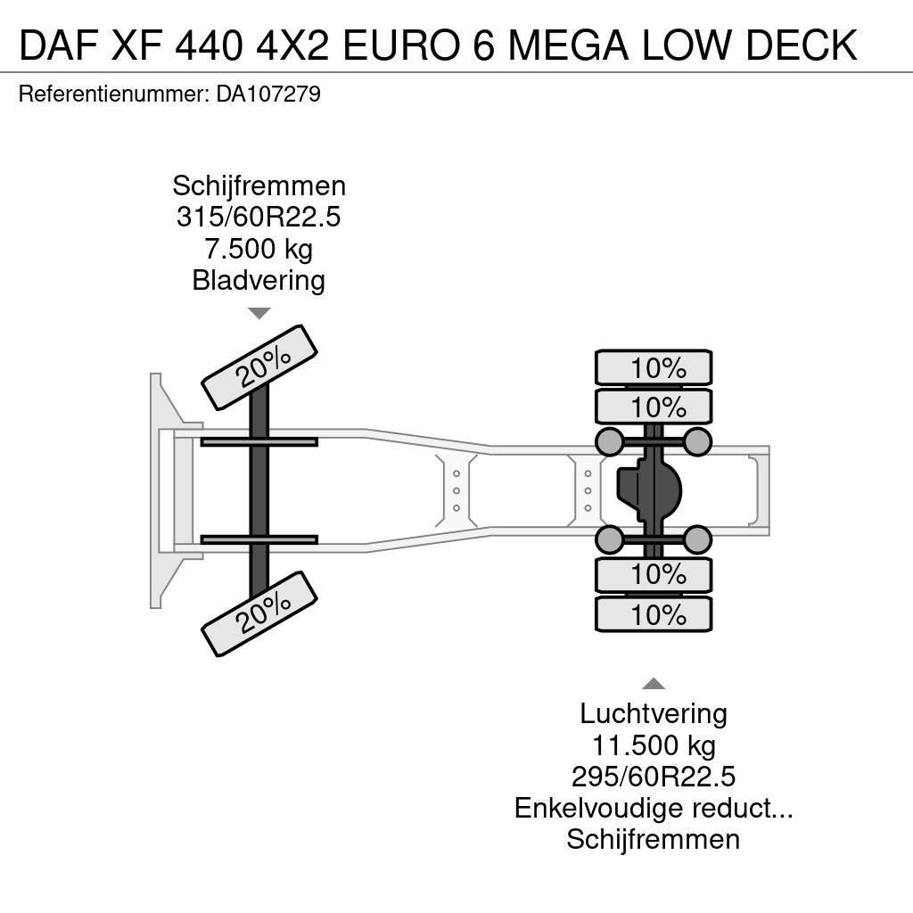 DAF XF 440 4X2 EURO 6 MEGA LOW DECK Trekkers