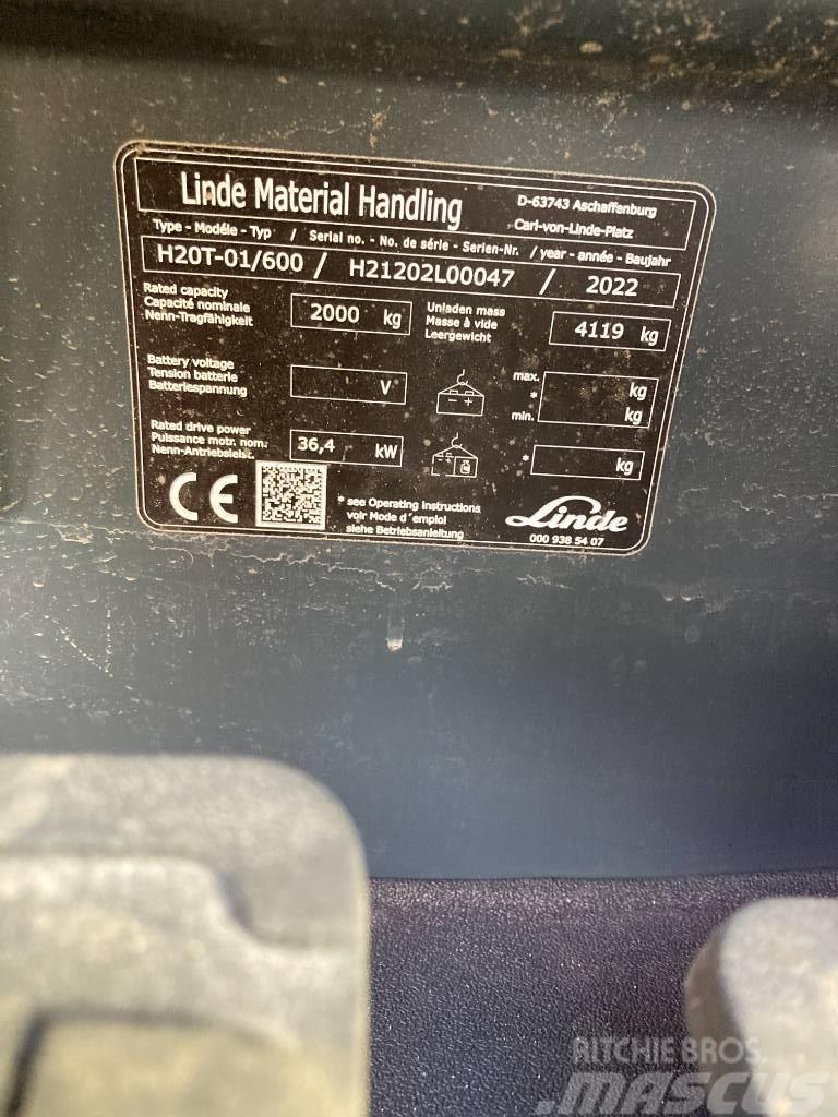 Linde H20T600/1202 LPG heftrucks