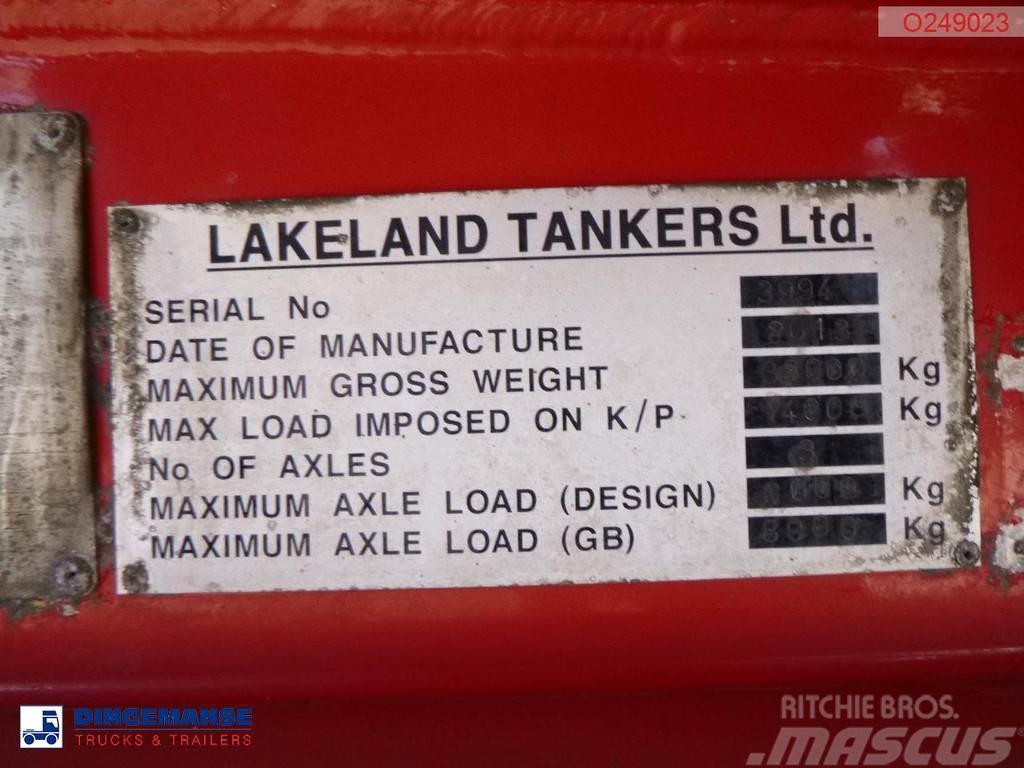 Lakeland Tankers Fuel tank alu 42.8 m3 / 6 comp + Tankopleggers