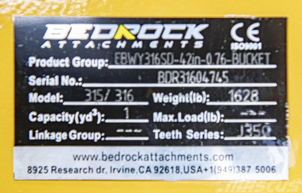 CAT 42" Severe Rock Bucket 315D/F,316E/F,318D2/E/F Overige componenten