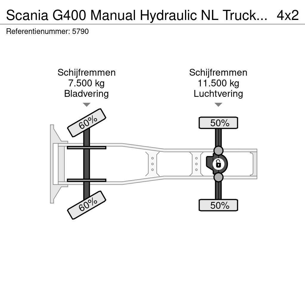 Scania G400 Manual Hydraulic NL Truck EURO 5 Trekkers