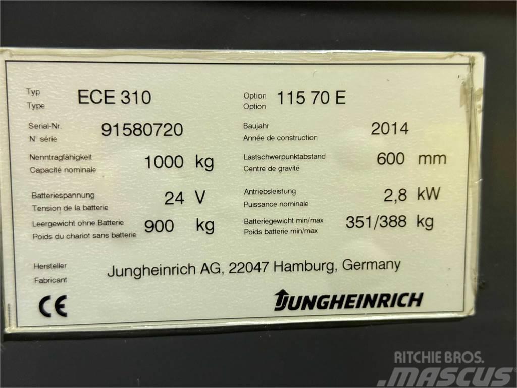 Jungheinrich ECE 310 - BJ. 2014- 6.183 STD. Minigraafmachines < 7t