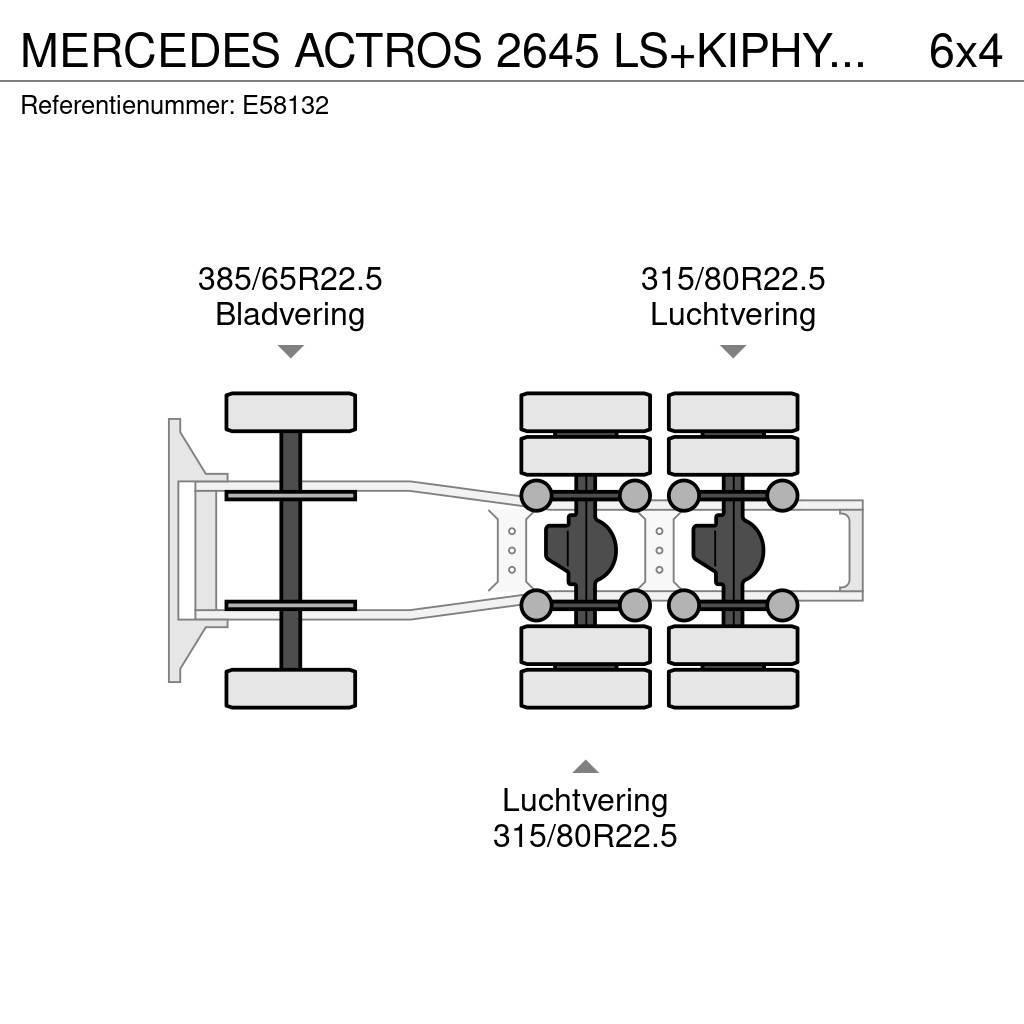 Mercedes-Benz ACTROS 2645 LS+KIPHYDR. Trekkers