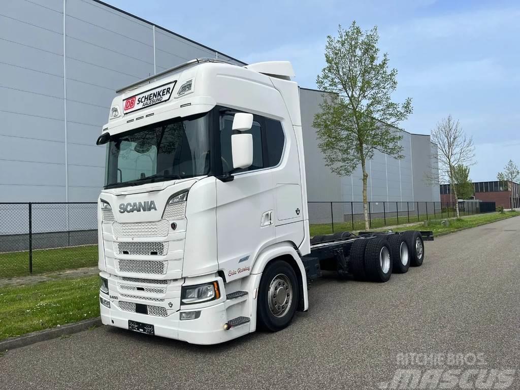 Scania 650S V8 NGS Scania S 650 8x4*2 | Retarder | full a Chassis met cabine