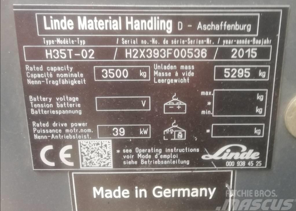Linde H 35 T LPG heftrucks
