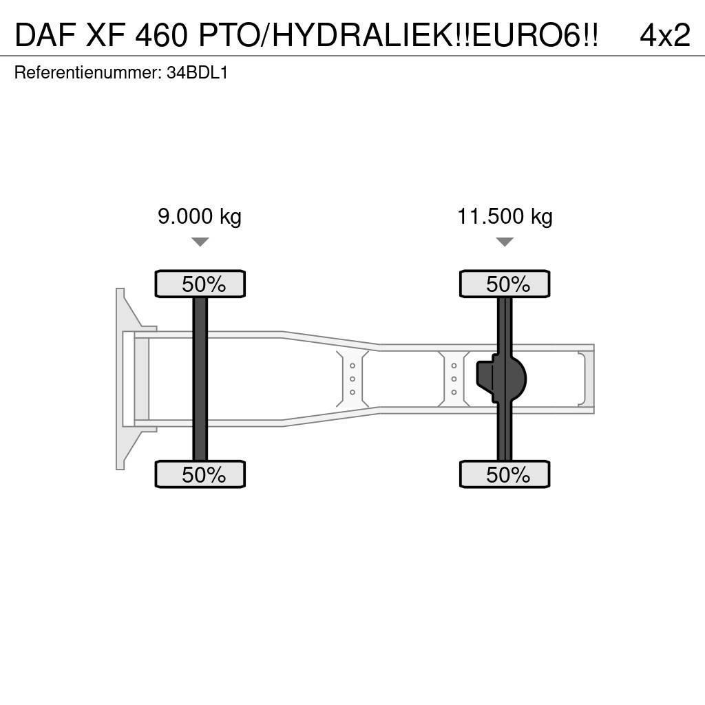 DAF XF 460 PTO/HYDRALIEK!!EURO6!! Trekkers