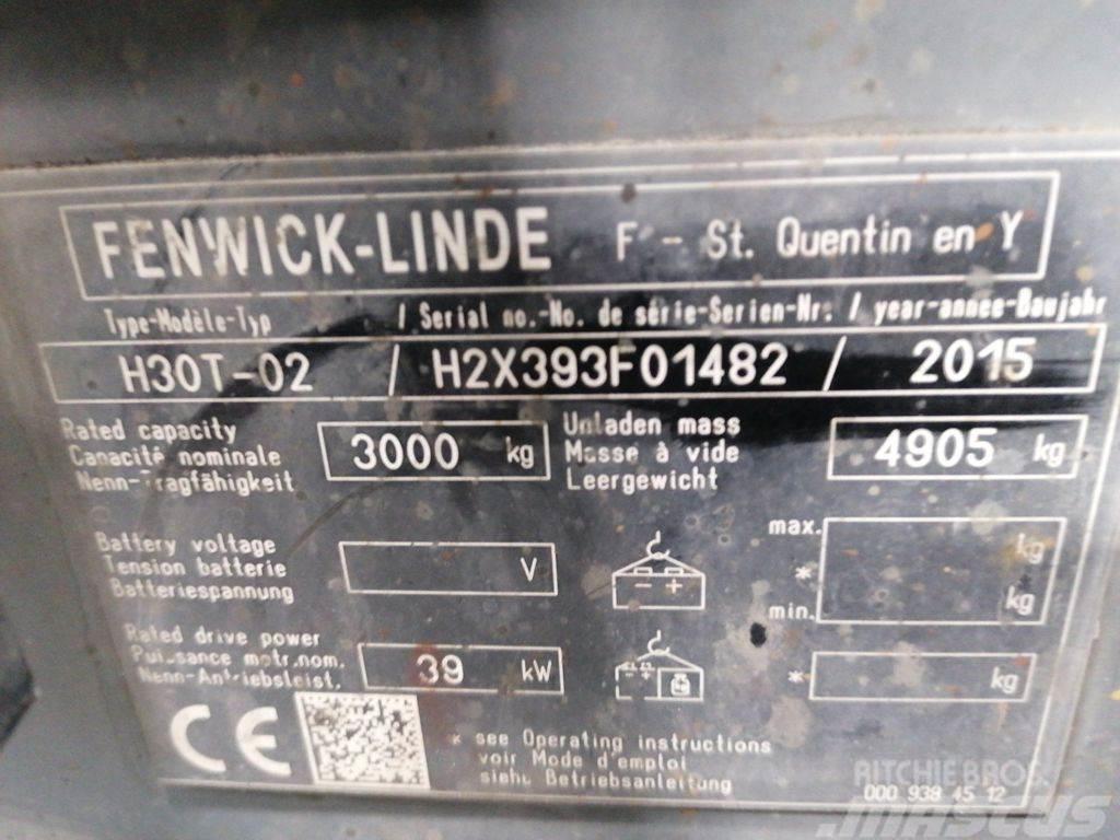 Linde H30T-02 LPG heftrucks