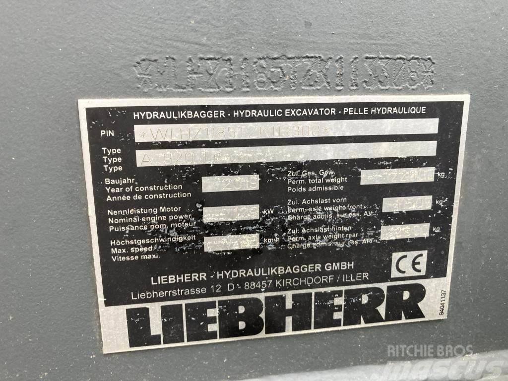 Liebherr A 920 Litronic Wielgraafmachines