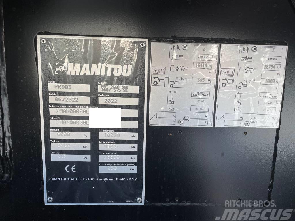 Manitou MRT 2660, 26M, 6 TONS, rotating telehandler Verreikers