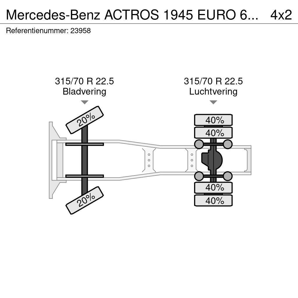 Mercedes-Benz ACTROS 1945 EURO 6 657.000KM Trekkers