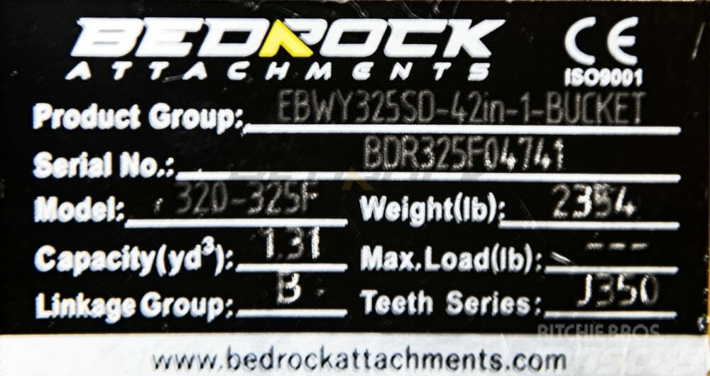 CAT 42" Severe Rock Bucket 20D/E,322B/C,323F,324D,325F Anders