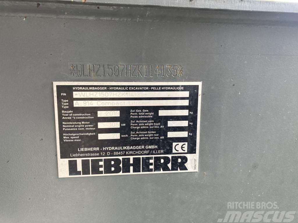 Liebherr A 914 Compact Litronic Wielgraafmachines