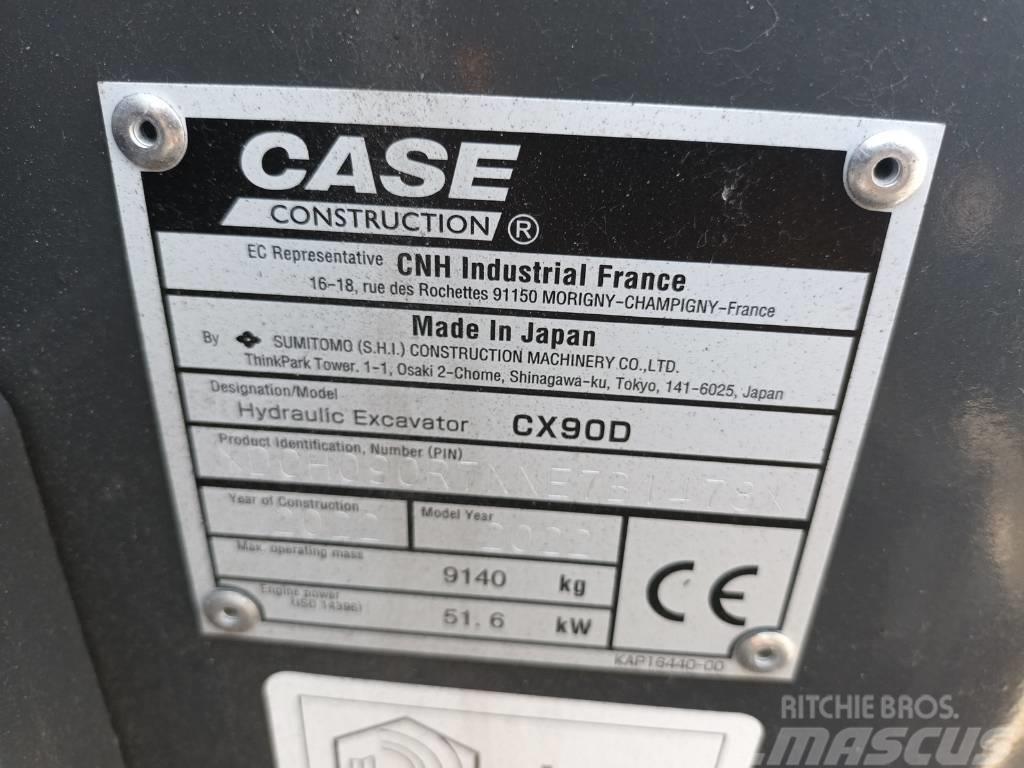 CASE CX 90 D Midigraafmachines 7t - 12t