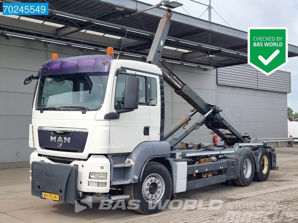 MAN TGS 28.360 6X2 NL-Truck Hiab XS21S61 Liftachse Eur Vrachtwagen met containersysteem