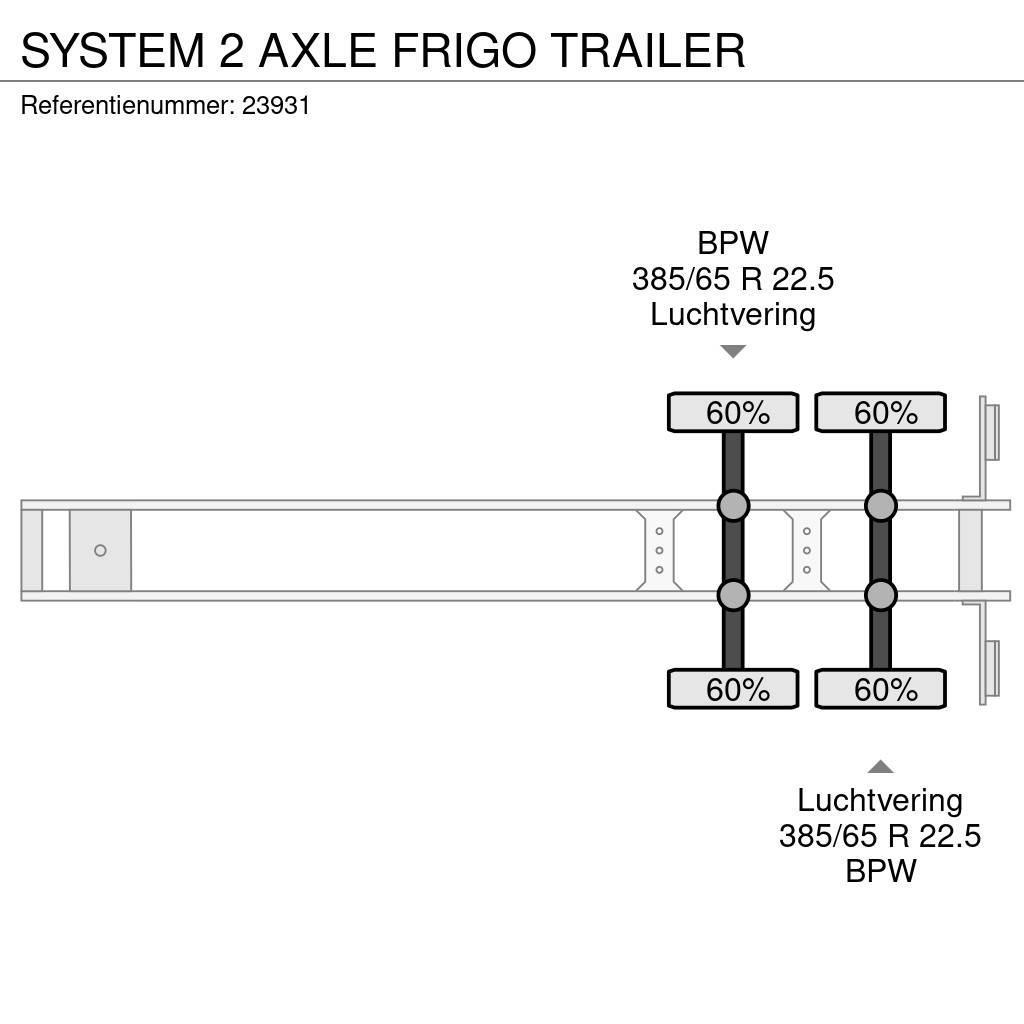  System 2 AXLE FRIGO TRAILER Koel-vries opleggers