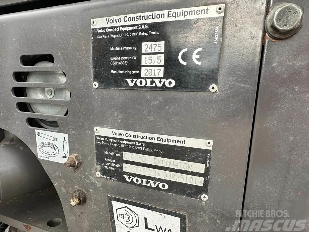 Volvo ECR25D | All Functions Minigraafmachines < 7t